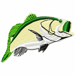 Fishes Embroidery Design 10 Fishes Embroidery Design 10